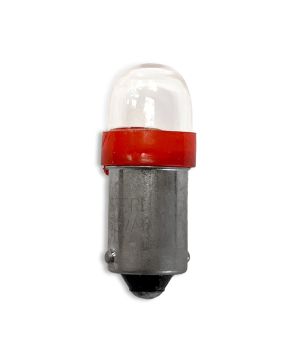 Stern 2-LED #44/47 Bayonet Base Lamp With Clear Dome - Red